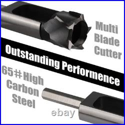 5Pcs HCS Wood Plug Hole Cutter 3/8'' -1'' Cutting Set Dowel Maker Tool Hex Shank