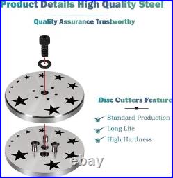 5mm to 31mm Star disc Cutter Set of 10 Punches for Disc Cutter Disk Cutter 5mm to 31mm Star disc Cutter Set of 10 Punches for Disc Cutter Disk Cutter