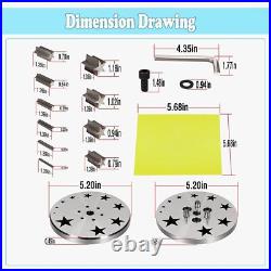 5mm to 31mm Star disc Cutter Set of 10 Punches for Disc Cutter Disk Cutter 5mm to 31mm Star disc Cutter Set of 10 Punches for Disc Cutter Disk Cutter