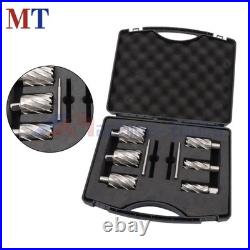 6 Pack HSS Magnetic Drill Bits Universal Shank 2 Depth Annular Cutter Set