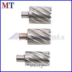 6 Pack HSS Magnetic Drill Bits Universal Shank 2 Depth Annular Cutter Set
