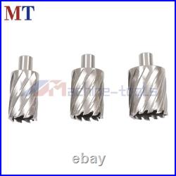 6 Pack HSS Magnetic Drill Bits Universal Shank 2 Depth Annular Cutter Set