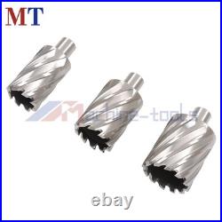 6 Pack HSS Magnetic Drill Bits Universal Shank 2 Depth Annular Cutter Set