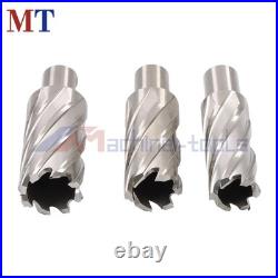 6 Pack HSS Magnetic Drill Bits Universal Shank 2 Depth Annular Cutter Set