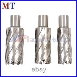 6 Pack HSS Magnetic Drill Bits Universal Shank 2 Depth Annular Cutter Set