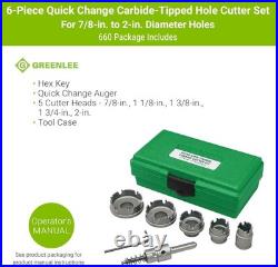 6-Pc Carbide Hole Cutter Set 7/8-2