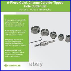 6-Pc Carbide Hole Cutter Set 7/8-2
