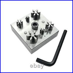 6 Petal Flower Shape Disc Cutter Set of 6 Punches 8 to 26 mm Jewelry Tools