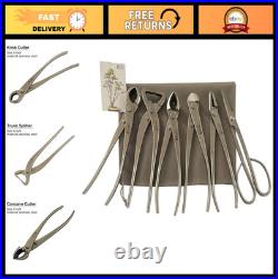 6-Piece Bonsai Tool Set Knob Cutter, Trunk Splitter, Concave Cutter & More