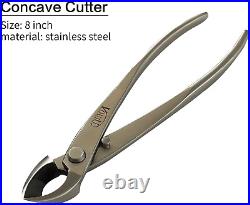 6-Piece Bonsai Tool Set Knob Cutter Trunk Splitter Concave Cutter Wire Scissors