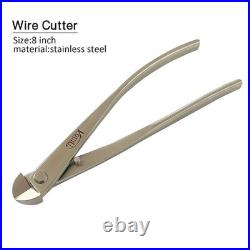 6-Piece Bonsai Tool Set, Knob Cutter, Trunk Splitter, Concave, Wire, Jin Pliers