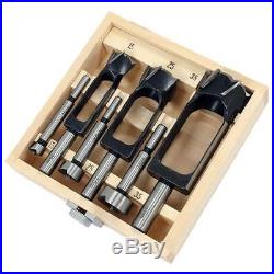 6 Piece Combination Forstner & Wood Plug Cutter Set in Wooden Case