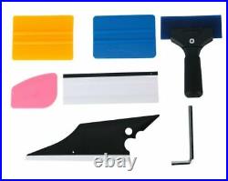 12-inch Long Handle Clip Scraper Razor Blade Kit – Window Tint Film Glue Removal – 1.5" Blade