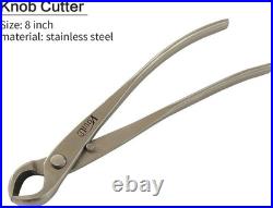 6Pc Bonsai Tool Set Stainless Steel Knob Cutter Concave Wire Pliers Scissors Kit