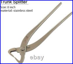6Pc Bonsai Tool Set Stainless Steel Knob Cutter Concave Wire Pliers Scissors Kit