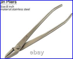 6Pc Bonsai Tool Set Stainless Steel Knob Cutter Concave Wire Pliers Scissors Kit