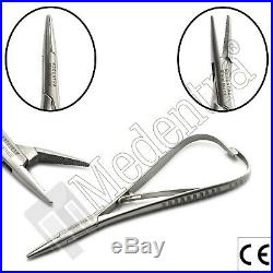 6Pcs Orthodontic Set Up Tools Dital Ligature Cutter Needle Holder Ortho Gauge CE