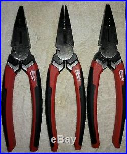 6pc Set- Milwaukee Cutters & Needle Nose Strippers