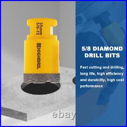 6pcs Diamond Drilling Core Bits Set Cut Ceramic Marble Tile Hole Saw Cutter Tool