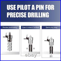 6pcs High Speed Steel Annular Cutter Set with 1 Cutting Depth & Pilot Pins