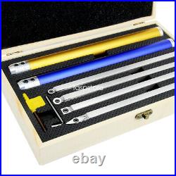 6pcs Wood Turning Tool Carbide Insert Cutter Set with Aluminum Handle for Lathe
