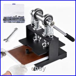 7.9x7.9 Leather Cutting Machine with 39pcs Hole Punch Tool Set for Leathercraft