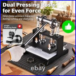 7.9x7.9 Leather Cutting Machine with 39pcs Hole Punch Tool Set for Leathercraft