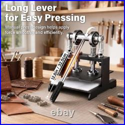 7.9x7.9 Leather Cutting Machine with 39pcs Hole Punch Tool Set for Leathercraft