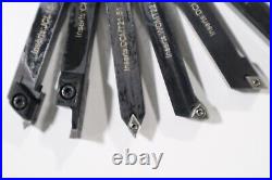 7 PC SET, 3/4 INDEXABLE TURNING TOOLS With CARBIDE INSERTS INSTALLED Z008