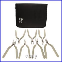 7-Piece Jewelry Making Tool Set Round Nose, Flush Cutter, Comfort Grip Handles 7-Piece Jewelry Making Tool Set Round Nose, Flush Cutter, Comfort Grip Handles