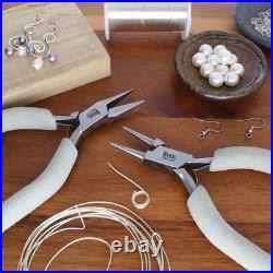 7-Piece Jewelry Making Tool Set Round Nose, Flush Cutter, Comfort Grip Handles