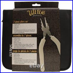 7-Piece Jewelry Making Tool Set Round Nose, Flush Cutter, Comfort Grip Handles