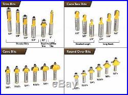 70 Set 1/2 Shank Ogee Router Bits Rail Wood Cutter Tool Carbide Tipped Durable