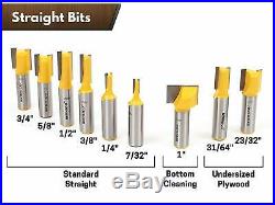 70 Set 1/2 Shank Ogee Router Bits Rail Wood Cutter Tool Carbide Tipped Durable