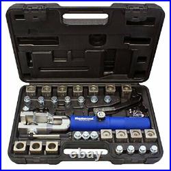 72475-PRC Universal Hydraulic Flaring Tool Set with Tube Cutter, Blue and
