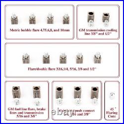 72485-PRC Universal Hydraulic Flaring Tool Set includes 3/8 and 1/2 Transmiss