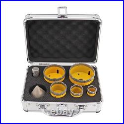 7pcs/box Diamond Drilling Core Bits Set Hole Saw Cutter Tool Cut Ceramic Marble