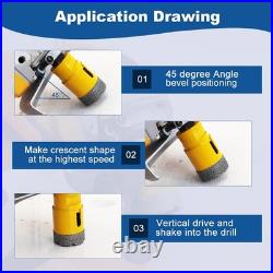 7pcs/box Diamond Drilling Core Bits Set Hole Saw Cutter Tool Cut Ceramic Marble