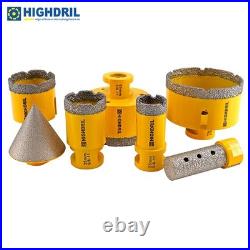7pcs/box Diamond Drilling Core Bits Set Hole Saw Cutter Tool Cut Ceramic Marble