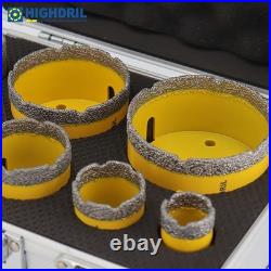 7pcs/box Diamond Drilling Core Bits Set Hole Saw Cutter Tool Cut Ceramic Marble