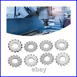 8Pcs Gear Cutters Gear Milling Cutter Set High Speed Steel Cutting Tool M1.5