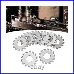 8Pcs Gear Cutters Gear Milling Cutter Set High Speed Steel Cutting Tool M1.5