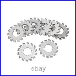 8Pcs Gear Cutters Gear Milling Cutter Set High Speed Steel Cutting Tool M1.5