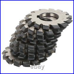 8Pcs Involute Gear Milling Cutter Set High Speed Steel Cutter 14.5° 55mm 22mm 8Pcs Involute Gear Milling Cutter Set High Speed Steel Cutter 14.5° 55mm 22mm