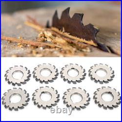 8Pcs Involute Gear Milling Cutter Set High Speed Steel Cutter 14.5° 55mm 22mm 8Pcs Involute Gear Milling Cutter Set High Speed Steel Cutter 14.5° 55mm 22mm