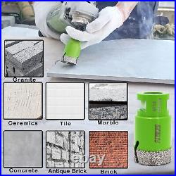 8pcs Diamond Drilling Core Bits Set Cut Tile Ceramic Marble Hole Saw Cutter Tool