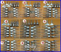 9 Kinds 46pcs Leather Craft Strap Belt Wallet End Work Punch Cutter Tool Set