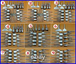 9 Kinds 46pcs Leather Craft Strap Belt Wallet End Work Punch Cutter Tool Set Kit