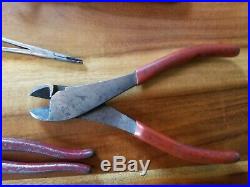 9pc SNAP-ON Other TOOL NEEDLE NOSE PLIERS CUTTERS Bar Bent specialty lot more