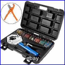 A/C Hydraulic Hose Crimper Tool Kit Hose Fittings Crimping Set Tools With Cutter